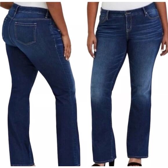 Torrid Womens Comfort Stretch Bootcut Jeans Blue Size 18R - Picture 1 of 9